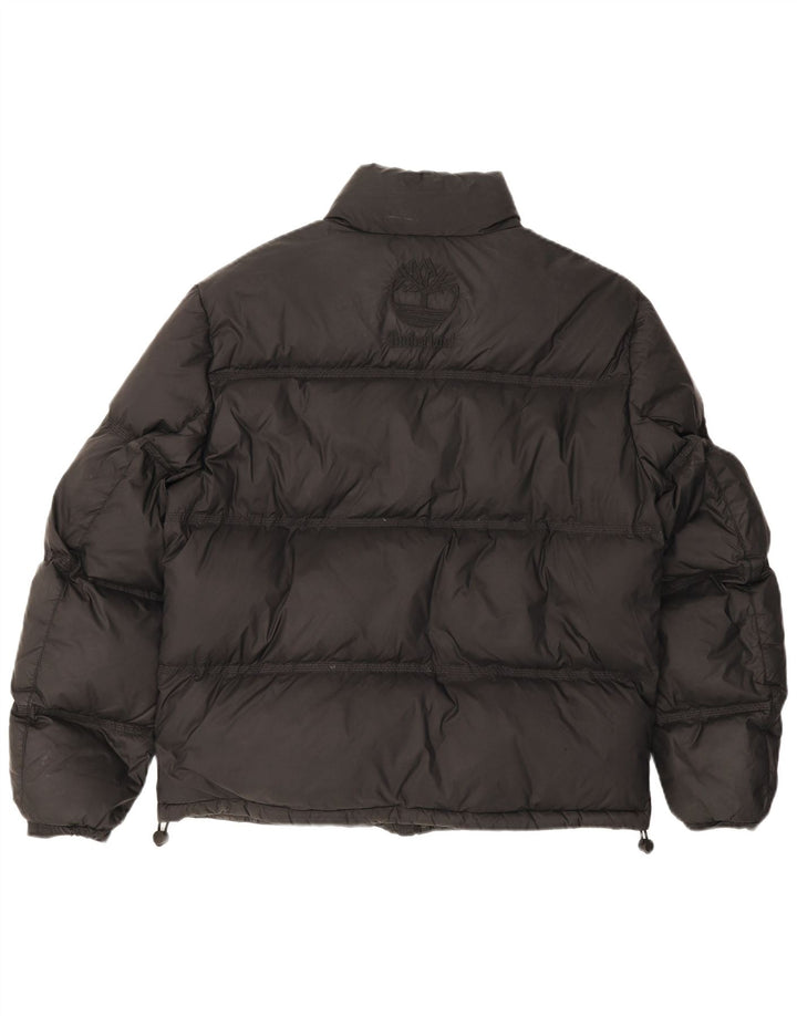 Мужская стеганая куртка Timberland UK 40, большая, черный нейлон