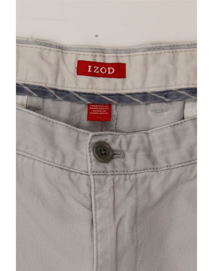 IZOD Mens Chino Shorts W40 XL  White Cotton Vintage Izod and Second-Hand Izod from Messina Hembry 