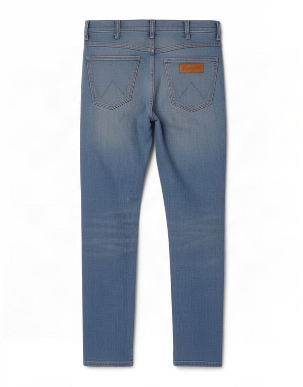 Мужские джинсы Wrangler Larston Slim W29 L32, синий хлопок