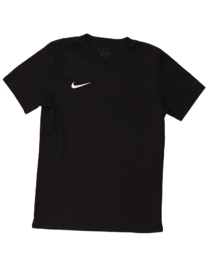Мужская футболка NIKE Dri Fit, средний черный полиэстер