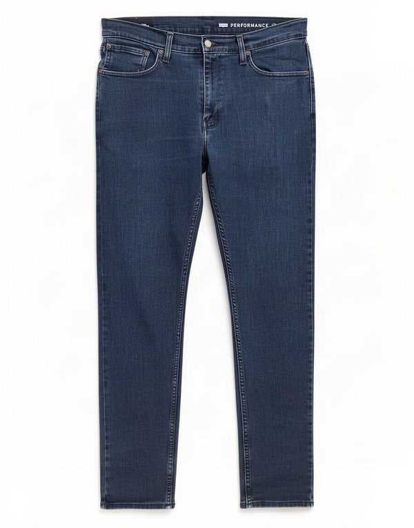 Мужские зауженные джинсы Levi's 512 W34 L32 синие, хлопок