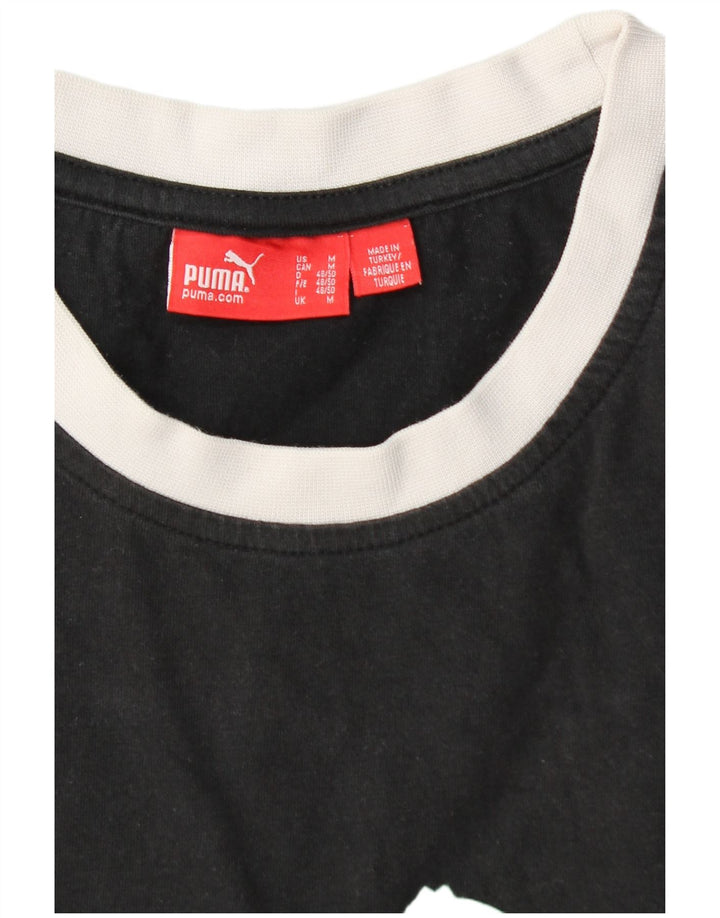 Мужской жилет с рисунком PUMA, средний черный