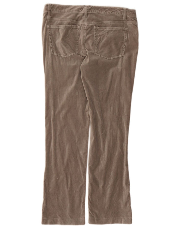 Женские бархатные повседневные брюки Bootcut Ralph Lauren, США 8, средние W30 L27, серые