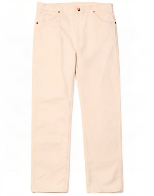 Женские прямые джинсы Wrangler W35 L30, белый хлопок