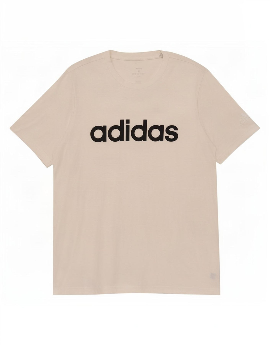 Мужская футболка с рисунком Adidas, большой белый хлопок