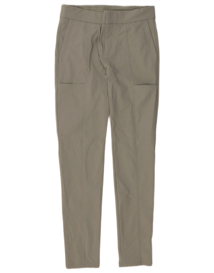 Женские узкие брюки-карго ATHLETA США 2 XS W29 L29 Серый нейлон