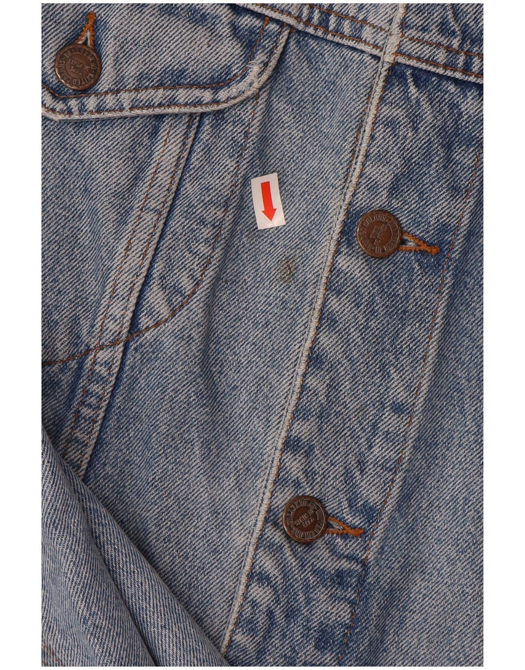 BENETTON Мужская джинсовая куртка IT 52 XL Синяя Хлопок