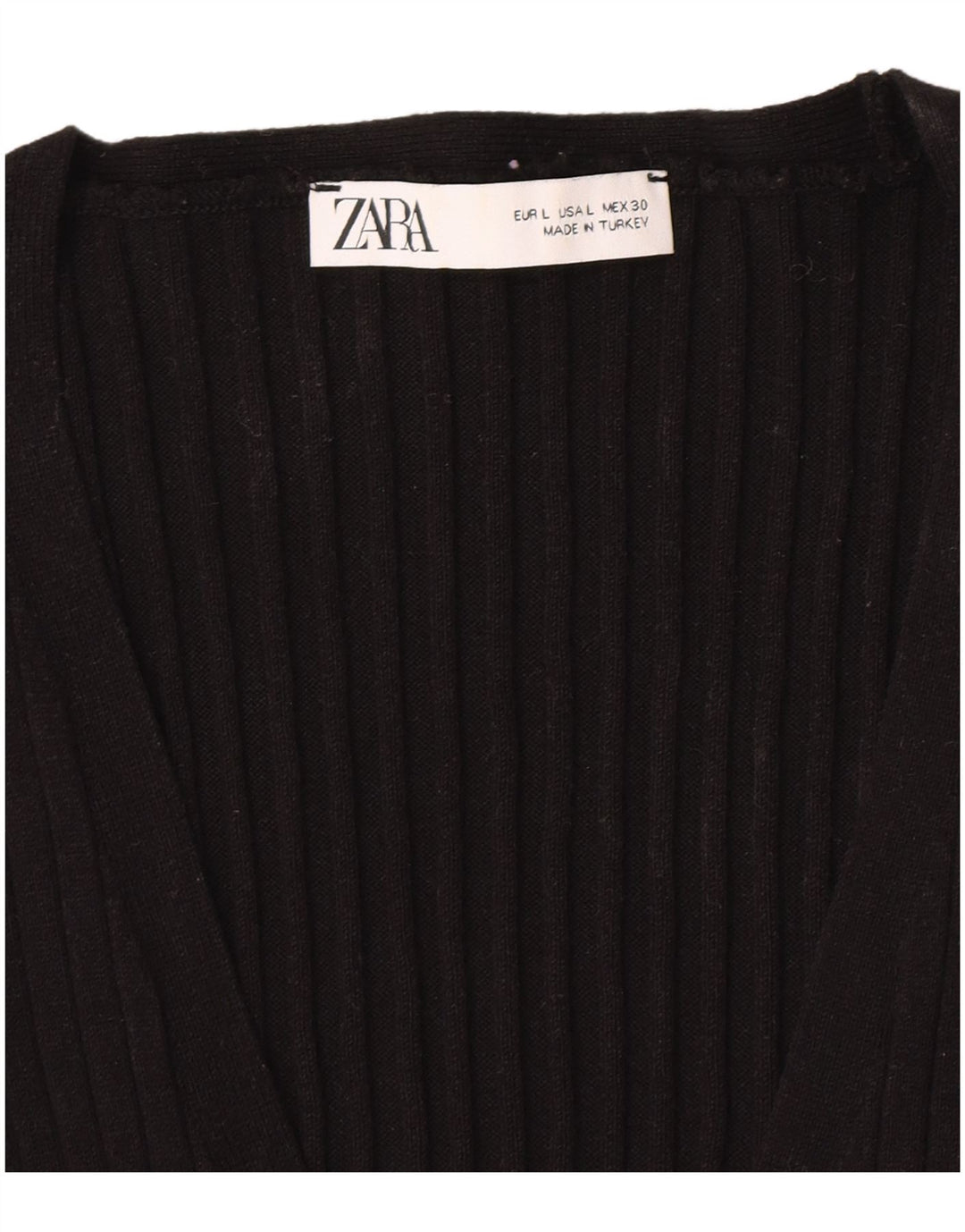 Женская майка без рукавов Zara UK 14, большая черная
