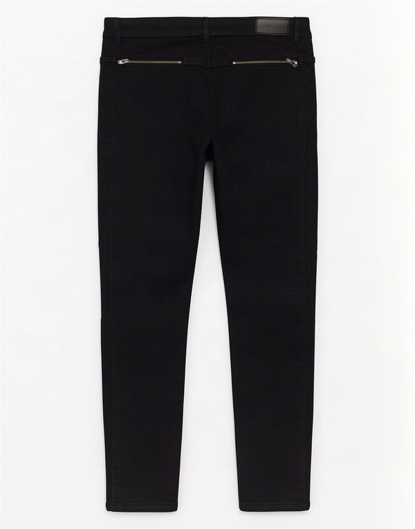 Женские кожаные брюки Calvin Klein W28 L27 черные