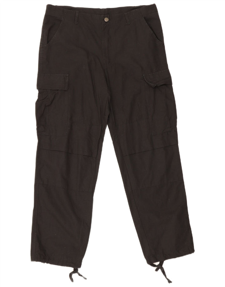 Мужские прямые брюки-карго Carhartt Medium W32 L29, черные, хлопковые