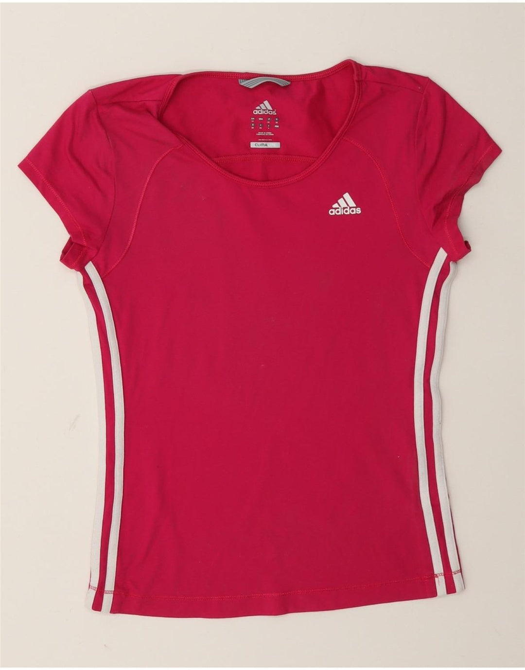 Женская футболка Adidas Climalite Top UK 12 Medium Pink
