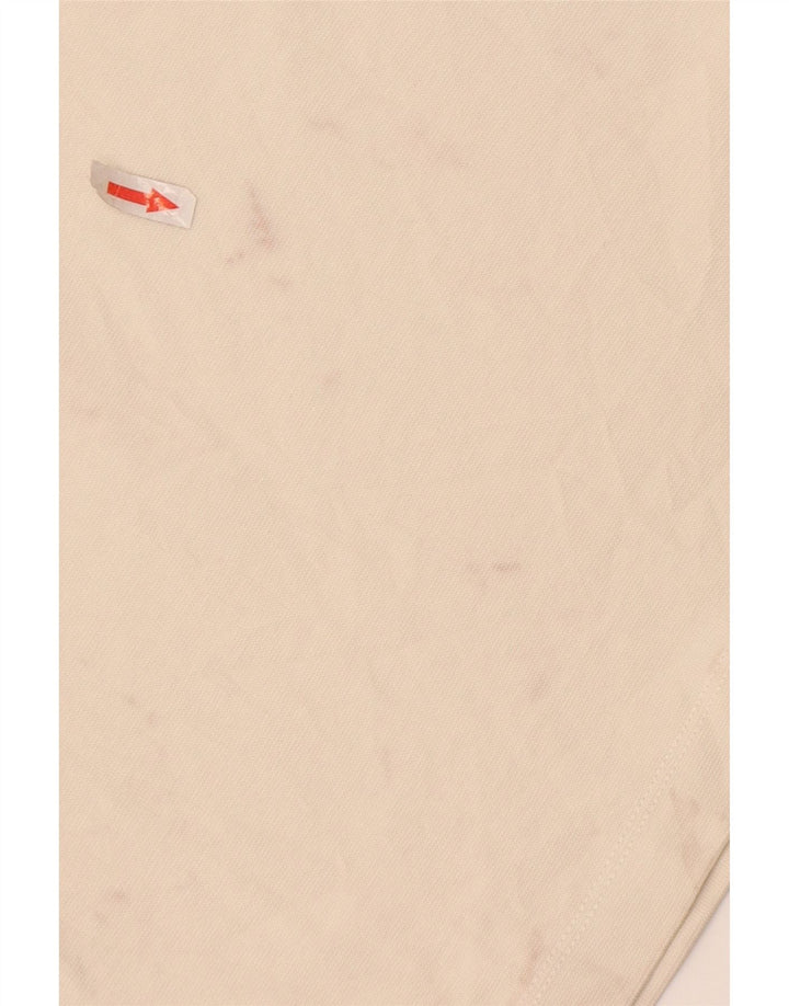 Мужская футболка Zara большого размера из хлопка белого цвета