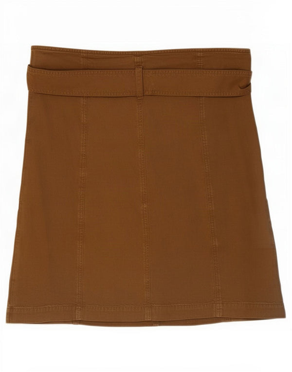 Женская юбка-карго Max & Co. UK 6 XS W32 Коричневый лиоцелл