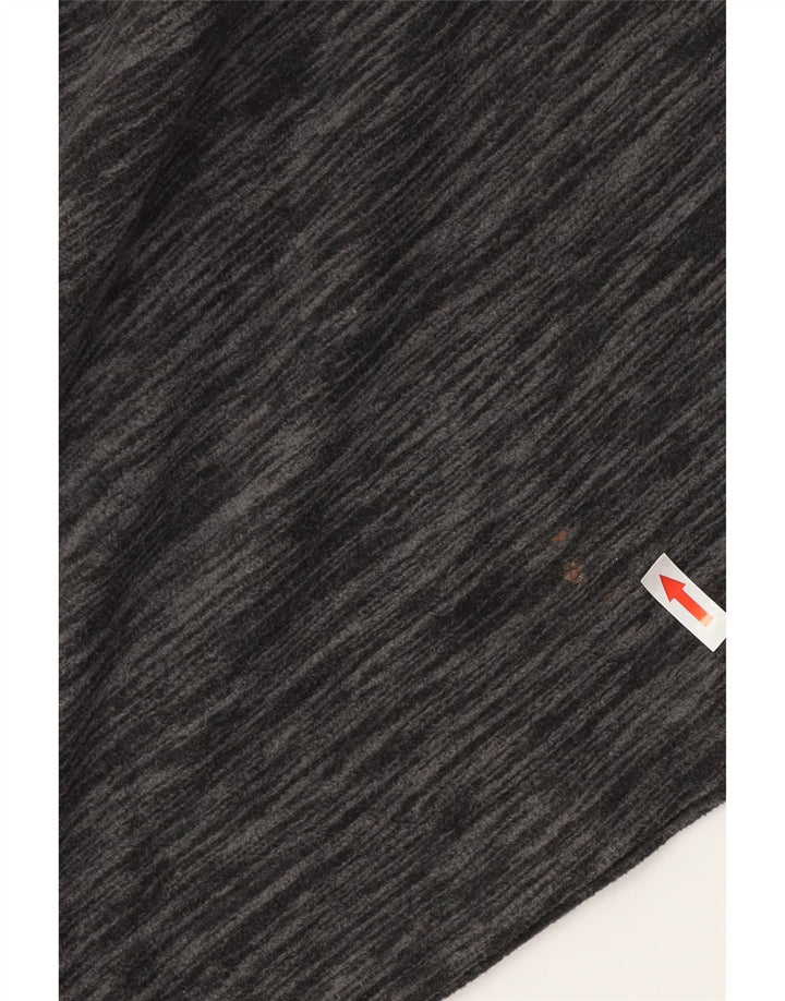 MOUNTAIN WAREHOUSE Мужской флисовый джемпер с воротником на молнии, большой серый в тонкую полоску