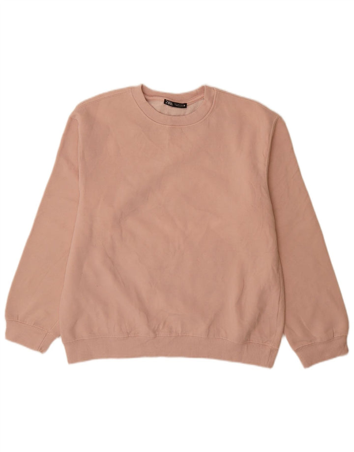 Женский свитер Zara UK 14, средний розовый