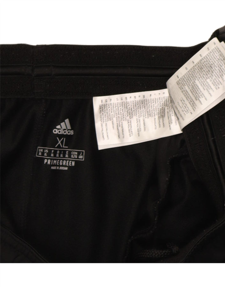 Мужские спортивные брюки Adidas XL черные из полиэстера