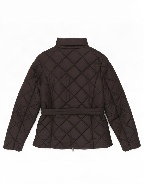 Guess Женская стеганая куртка UK 12 Medium Black Полиамид