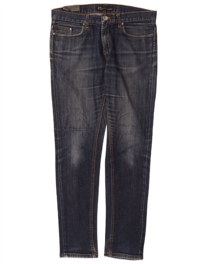 Мужские джинсы узкого кроя Zara EU 42, большие W32 L32, синие