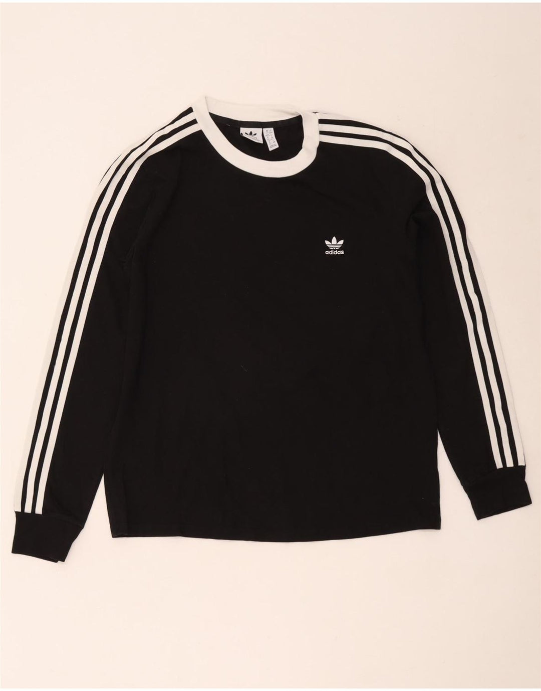 Женский топ Adidas с длинным рукавом UK 16, большой черный