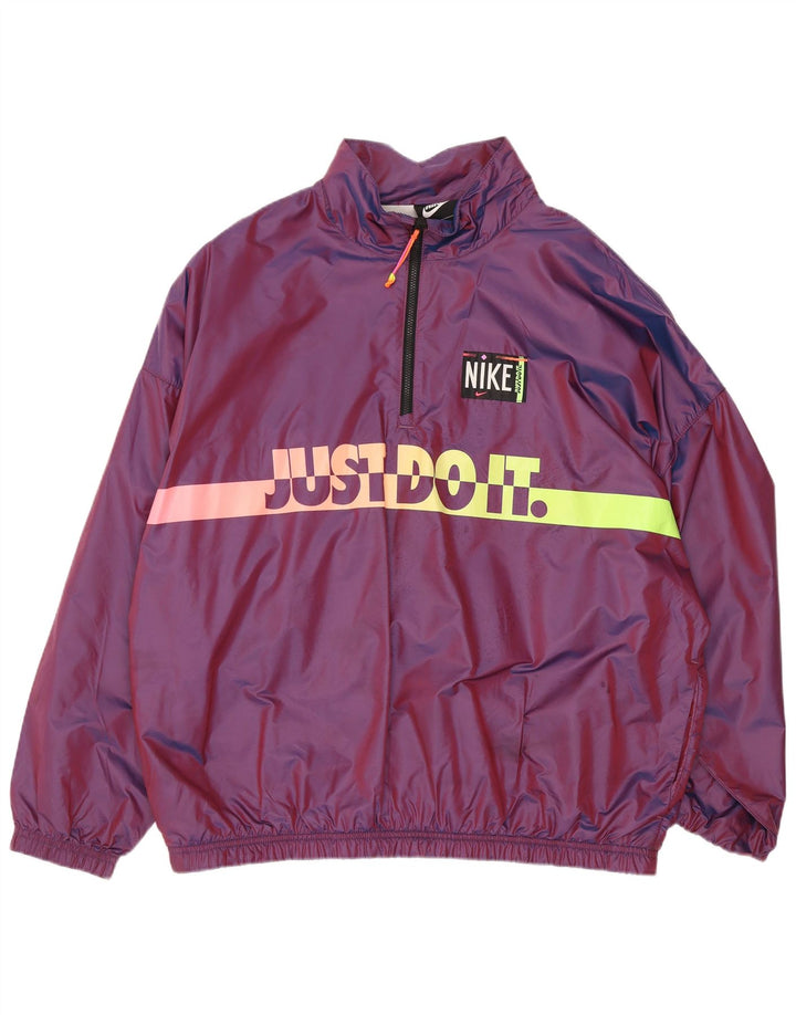 Женский спортивный костюм оверсайз с графическим рисунком Nike UK 10, маленький фиолетовый