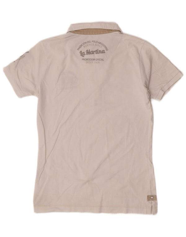 Женская рубашка поло La Martina UK 6 XS белая