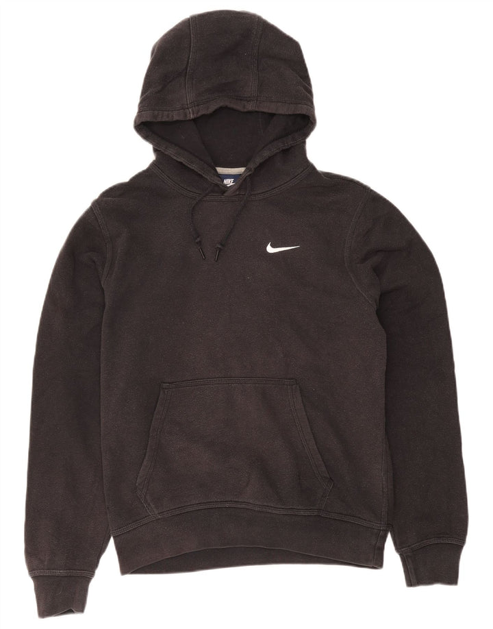 Мужской джемпер с капюшоном Nike, маленький черный, хлопок