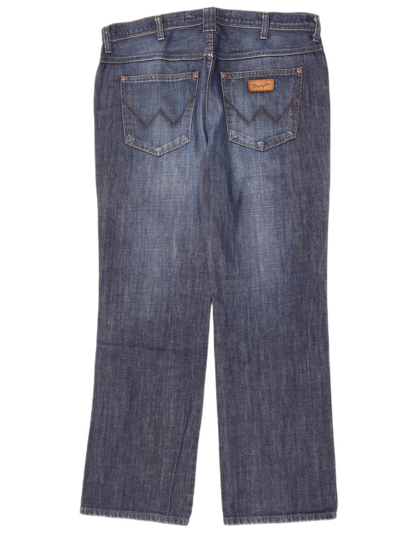 Мужские прямые джинсы WRANGLER Roxboro W36 L32, синий хлопок