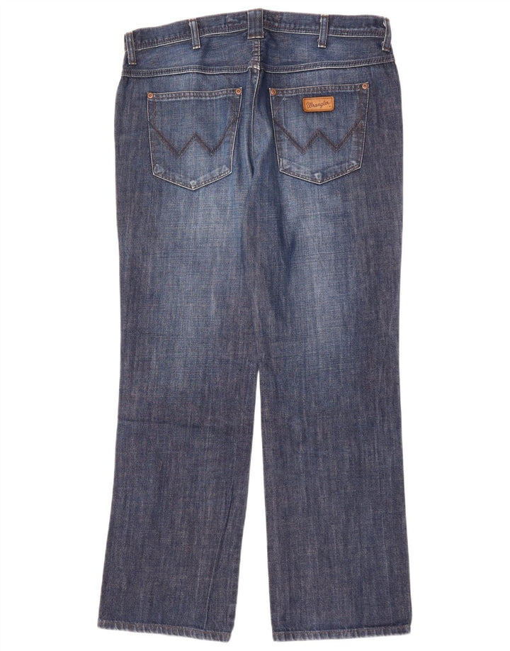 Мужские прямые джинсы WRANGLER Roxboro W36 L32, синий хлопок