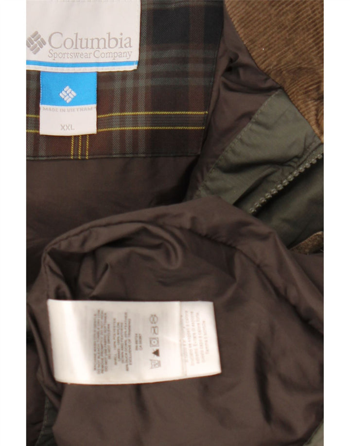Мужской утепленный жилет Columbia Omni-Shield UK 44 2XL, полиэстер цвета хаки