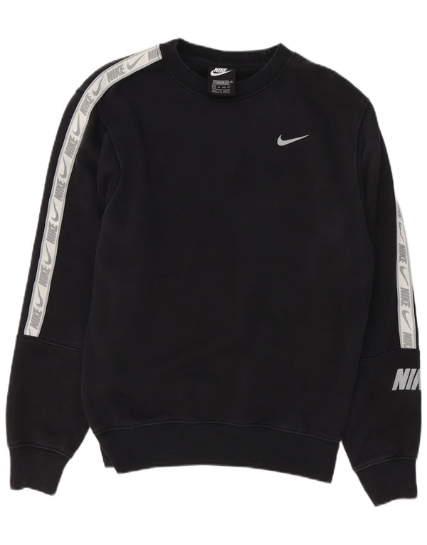 Мужской свитшот Nike стандартного кроя с графикой XS, черный цветной блок