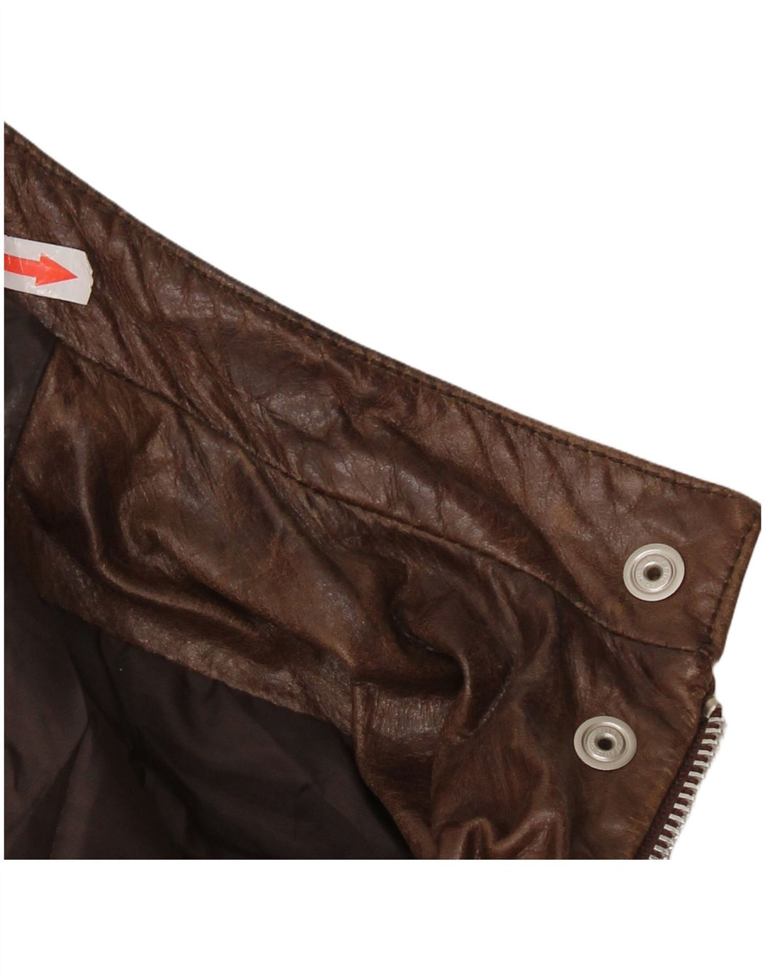 Куртка женская кожаная VINTAGE IT 44 Medium Brown Leather
