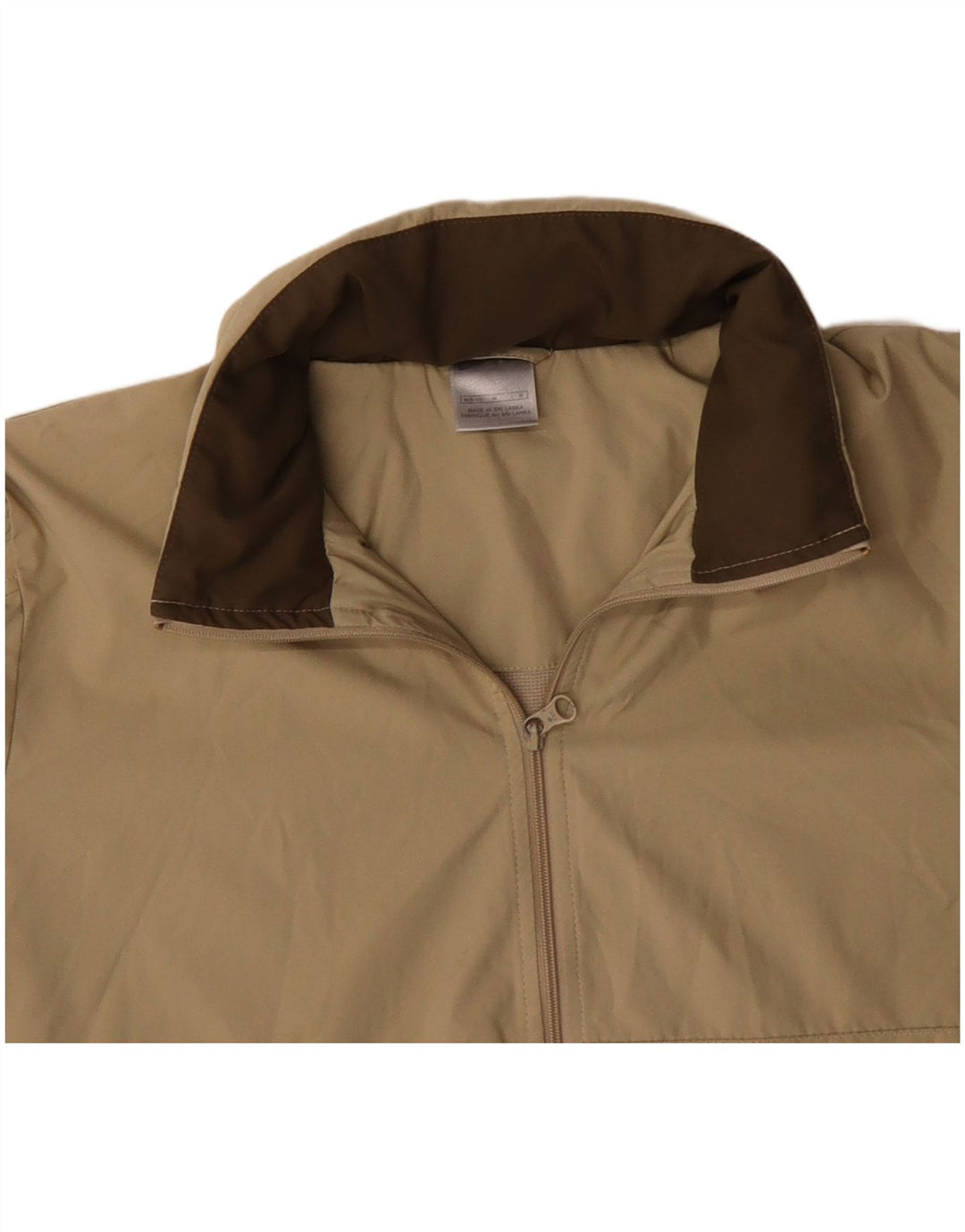 Женский укороченный спортивный костюм с капюшоном NIKE, размер США 8/10, средний бежевый