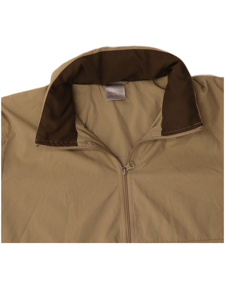 Женский укороченный спортивный костюм с капюшоном NIKE, размер США 8/10, средний бежевый