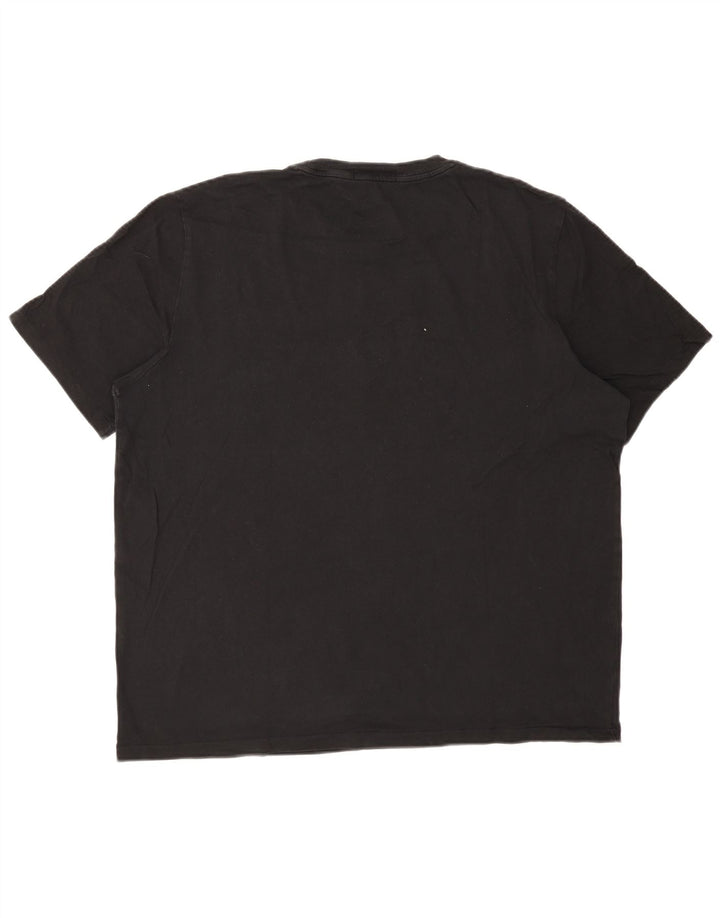Мужская футболка с рисунком FRED PERRY, 2XL, черный хлопок
