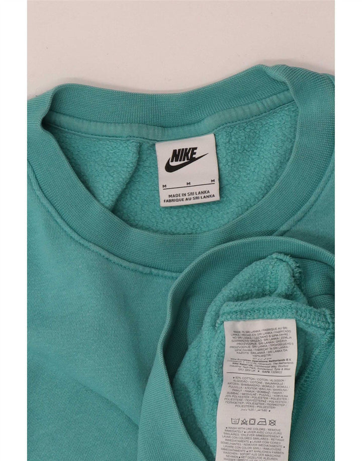 Мужской свитер Nike, джемпер, средний бирюзовый, хлопок