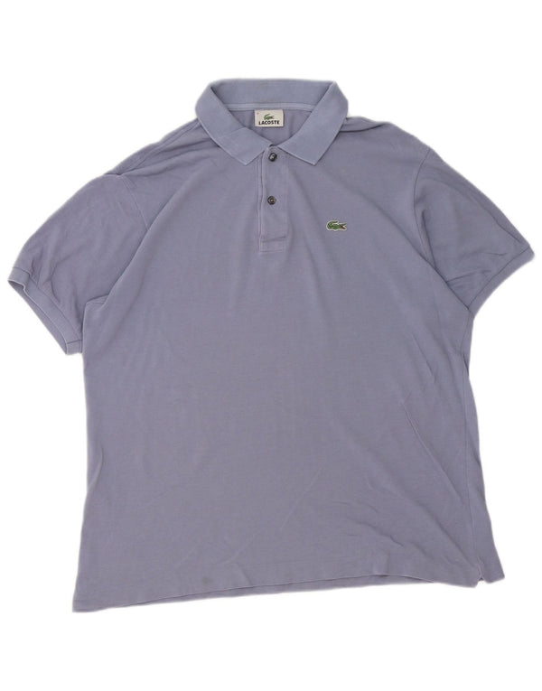 Мужская рубашка-поло Lacoste, размер 6 XL, фиолетовый хлопок