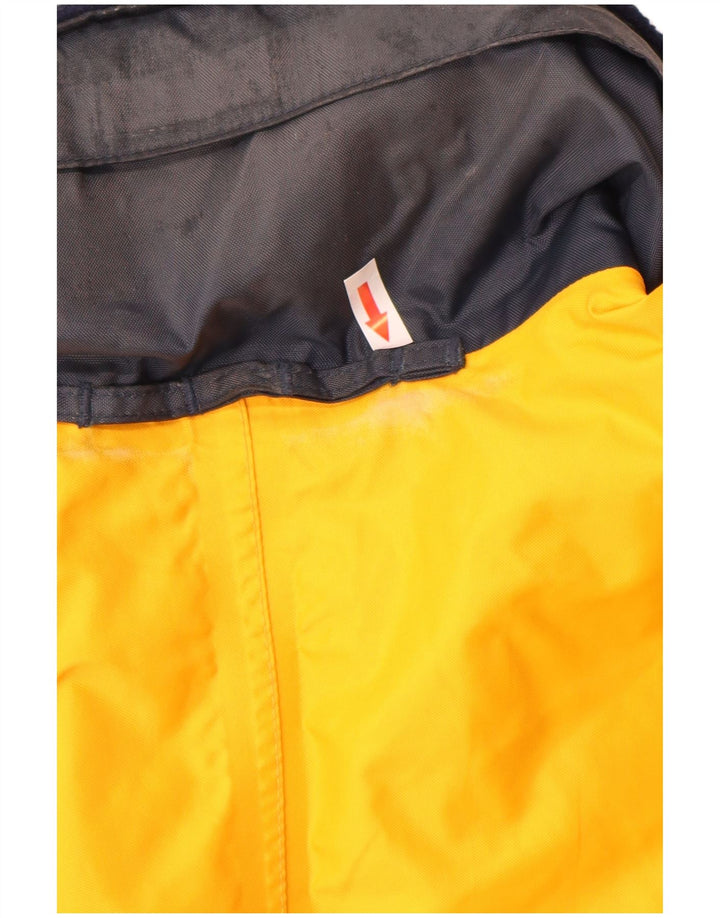 Мужская лыжная куртка Musto UK 40, большая желтая, нейлон с цветными блоками