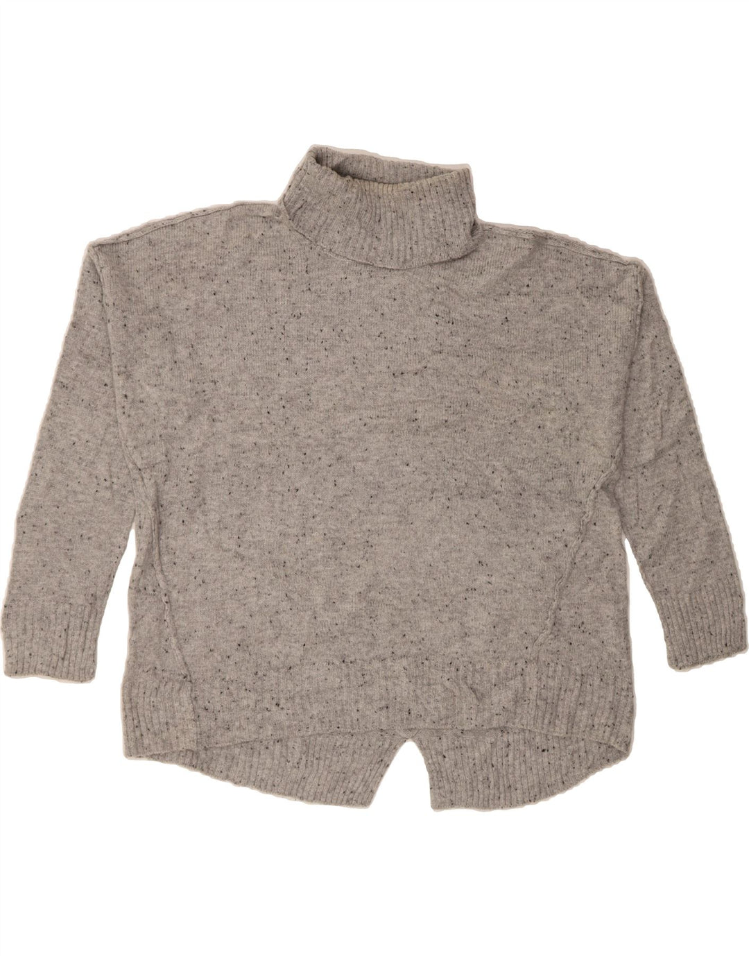 MICHAEL KORS Womens Roll Neck Jumper Sweater UK 16 Large Grey Winter Vintage Michael Kors and Second-Hand Michael Kors from Messina Hembry 