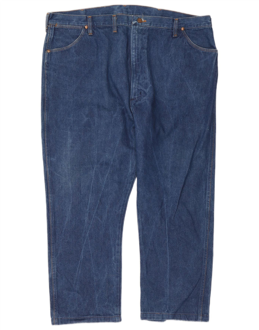 Мужские укороченные прямые джинсы Wrangler W44 L26 синие
