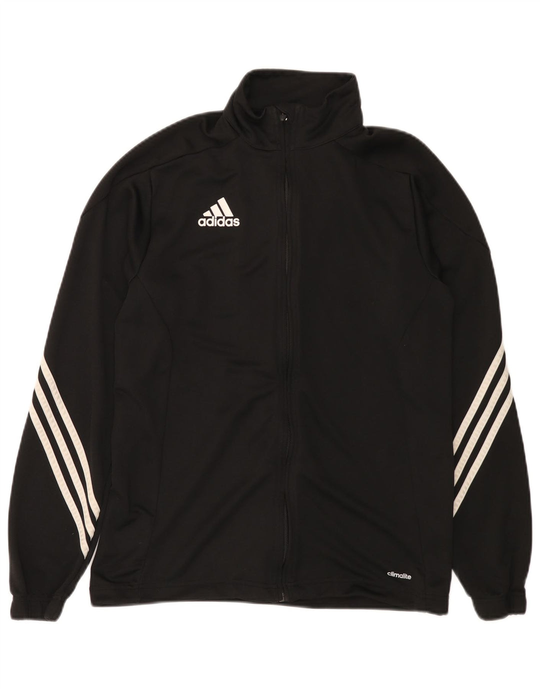 Мужская спортивная куртка Adidas Climalite, средний черный полиэстер