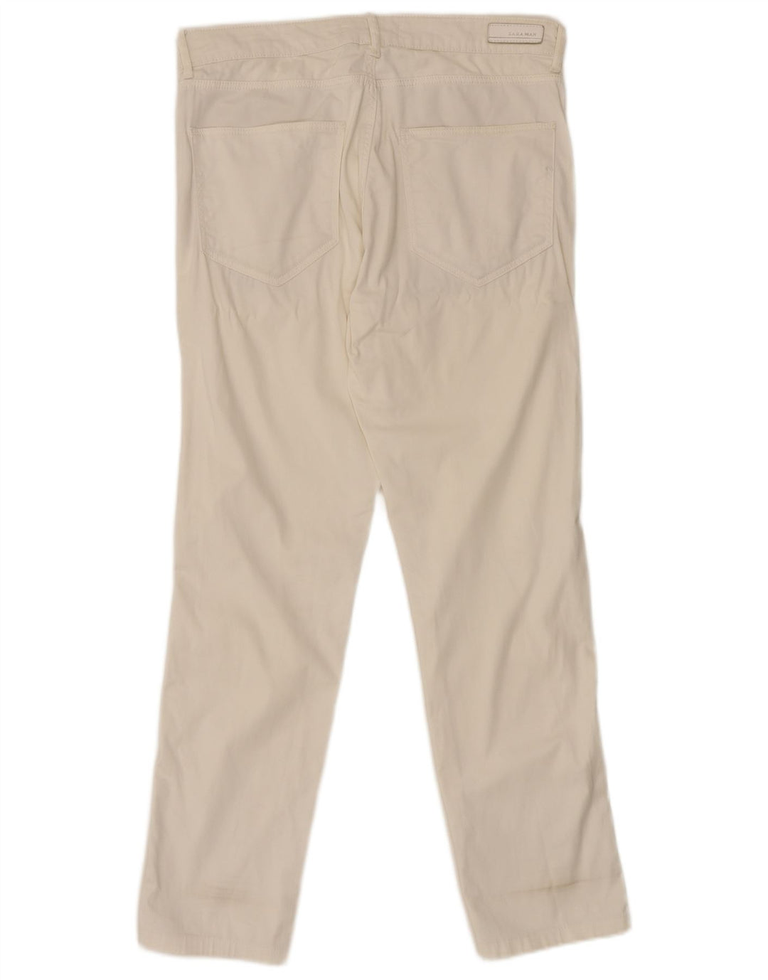 Брюки мужские узкие повседневные Zara EU 40 Medium W31 L29 белые