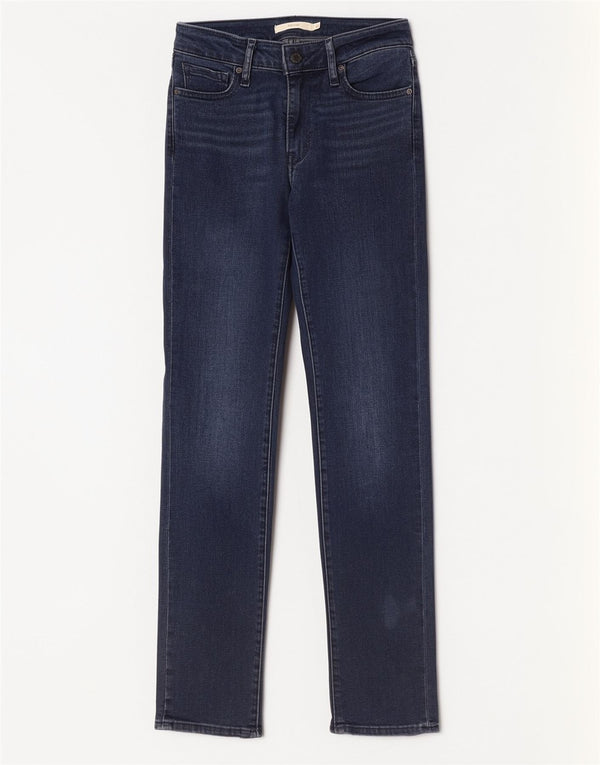 Женские узкие джинсы Levi's 712 W26 L30, темно-синие, хлопок