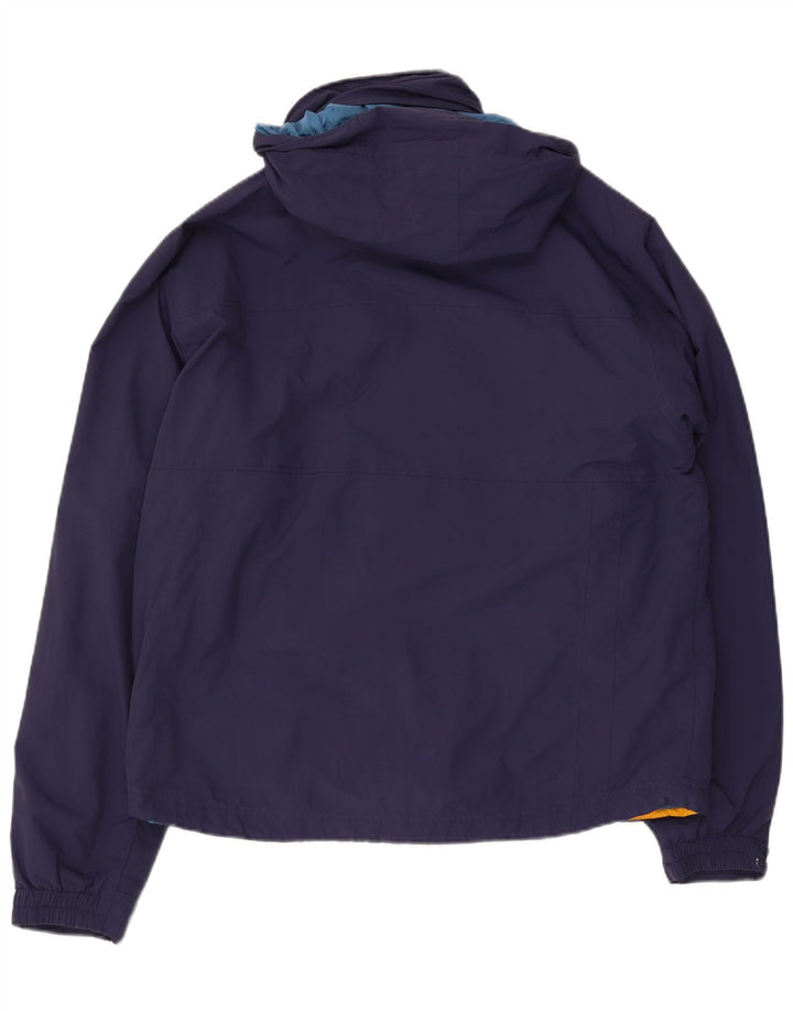 Мужская ветровка с капюшоном L.L.Bean UK 38, средний темно-синий полиэстер