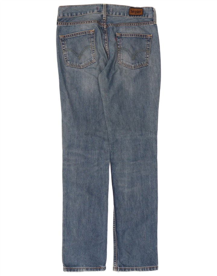Женские прямые джинсы Levi's W31 L34 синие, хлопок