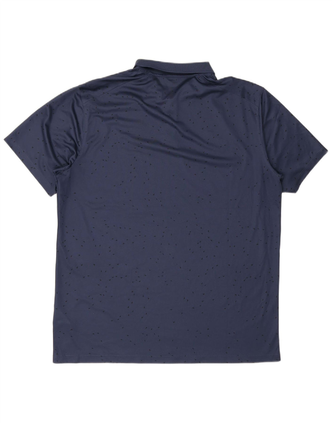 Мужская рубашка-поло стандартного кроя Nike Dri Fit, большой размер, темно-синий полиэстер