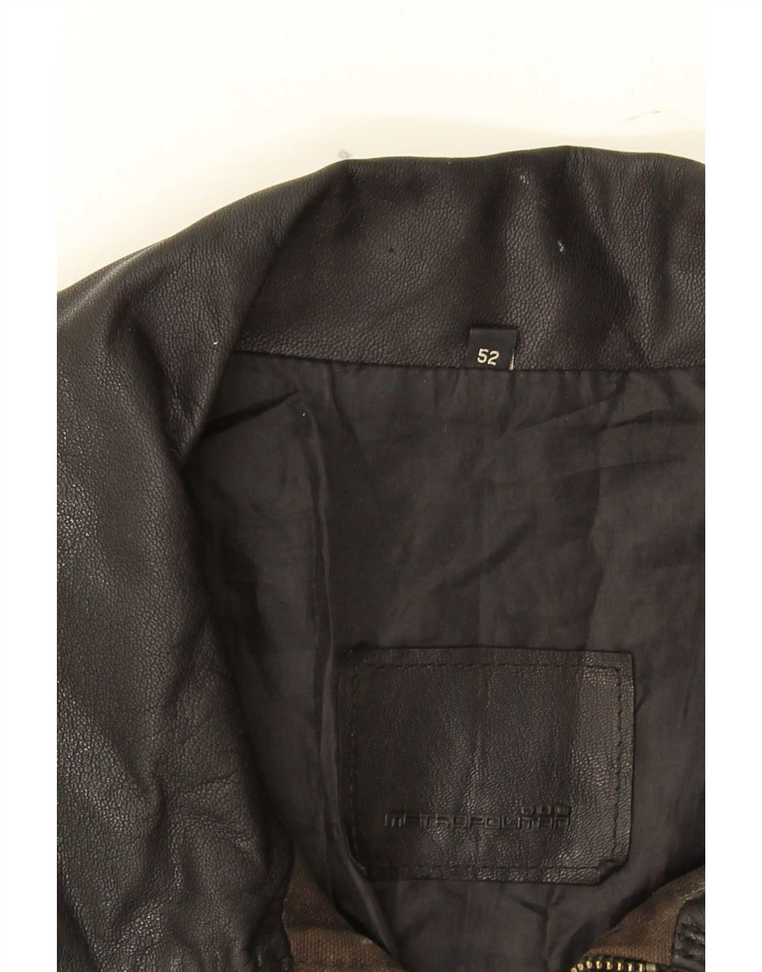 Куртка мужская кожаная Metropolitan IT 52 XL черная кожа