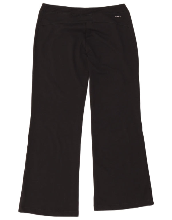 Женские спортивные брюки-клеш ADIDAS Clima 365 UK 18 XL, черный полиэстер