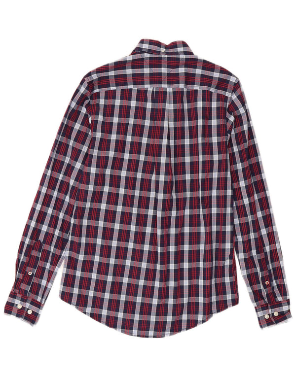 Мужская рубашка Tommy Hilfiger XS Темно-синяя клетка