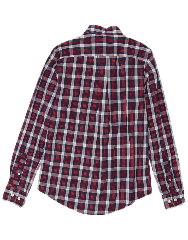 Мужская рубашка Tommy Hilfiger XS Темно-синяя клетка