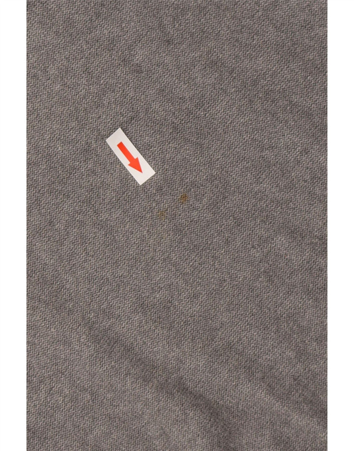 Мужской джемпер JACK & JONES с круглым вырезом, хлопковый свитер среднего серого цвета